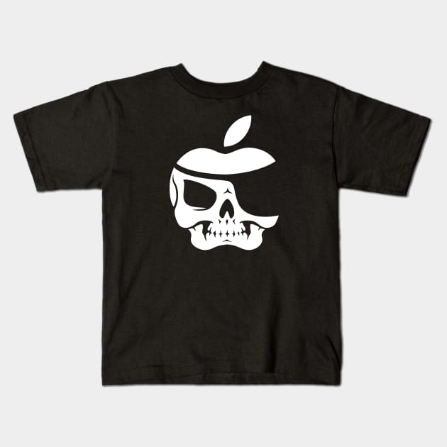 One Bad @pple Kids T-Shirt by Kybreknight